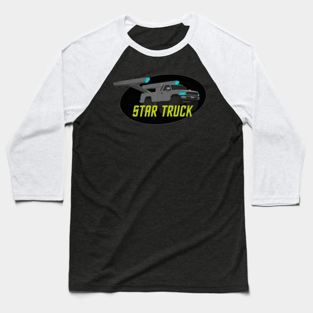 Star Truck Baseball T-Shirt by RyanJGillDesigns